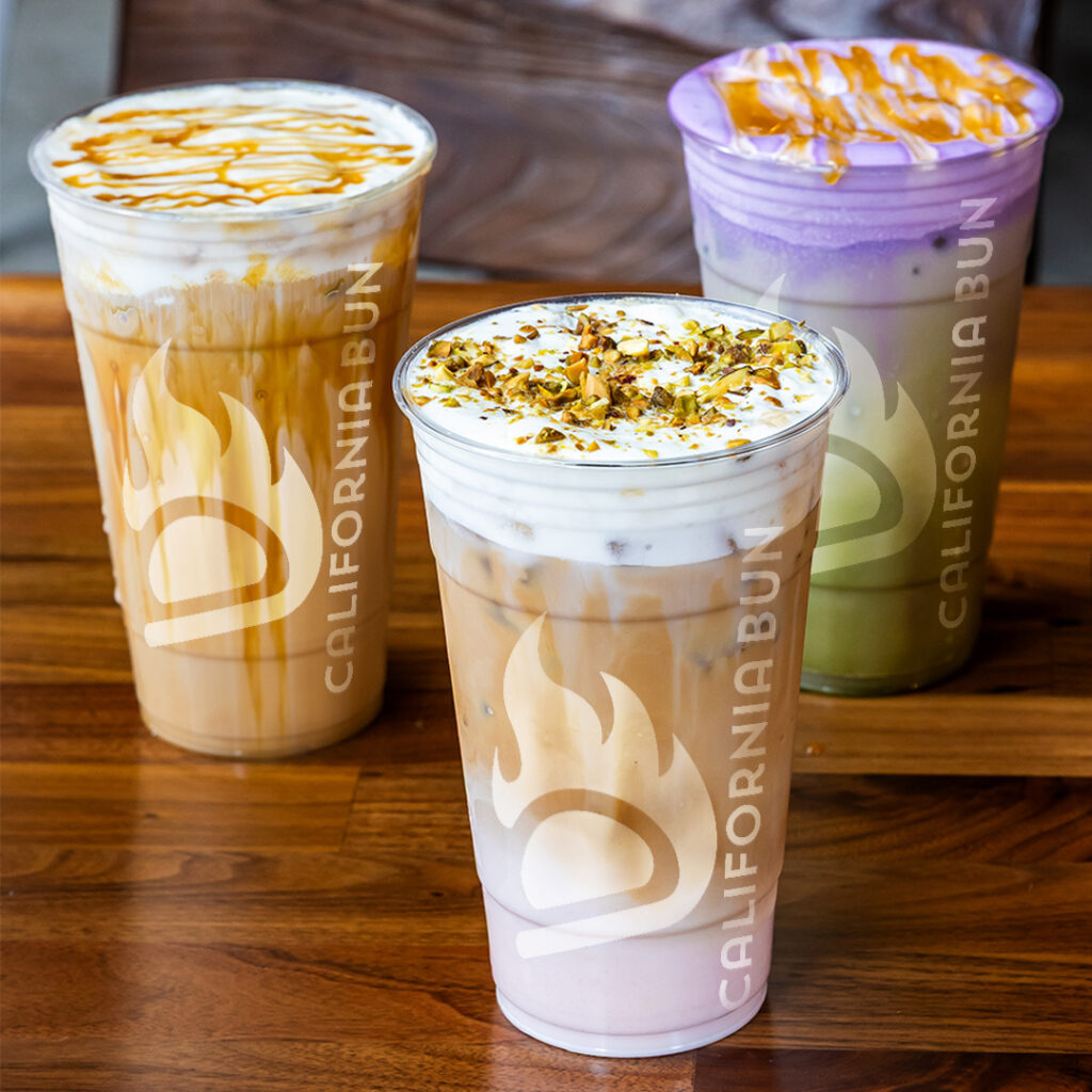 Specialty coffee created at California Bun coffee shop in Moorpark