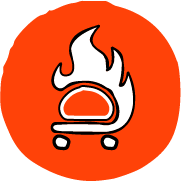 Food delivery packed hot and ready to eat