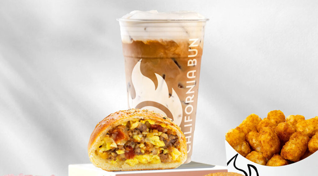 stuffed brioche breakfast bun in Moorpark at California Bun