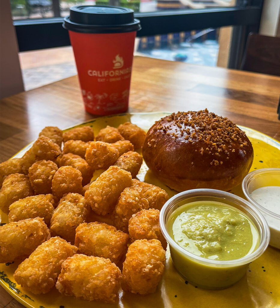 handcrafted stuffed bun for breakfast in Moorpark at California Bun